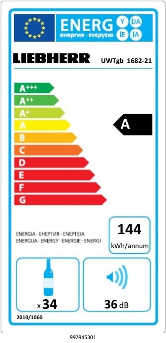 Įmontuojamas vyno šaldytuvas Liebherr UWTgb 1682
