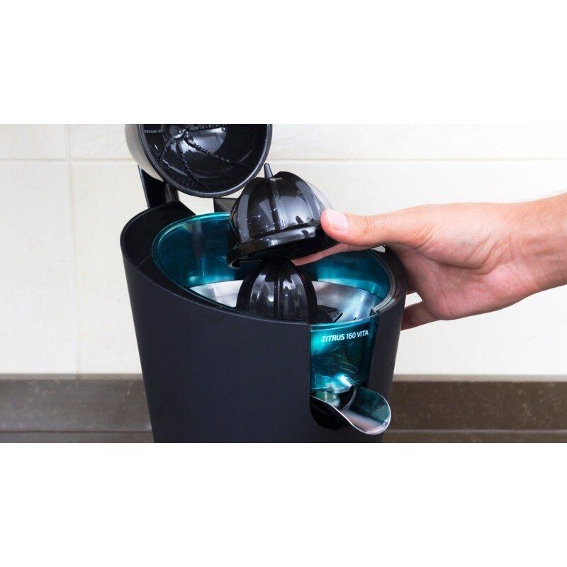 Citrusinių vaisių sulčiaspaudė Cecotec Zitrus 160 Vita Black