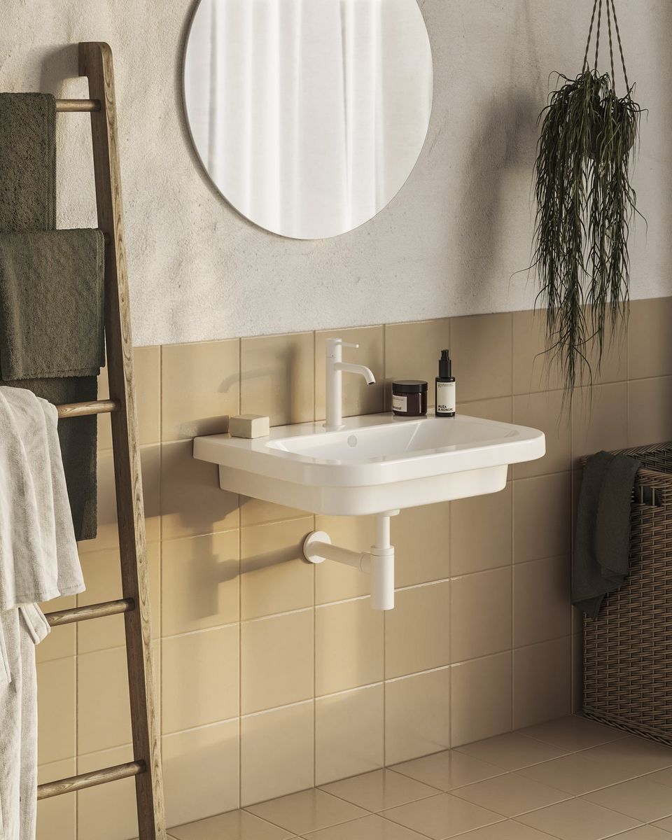 Praustuvas CHROME 650, keraminis, baltas XJG01165000 Praustuvas CHROME 650, keraminis, baltas XJG01165000