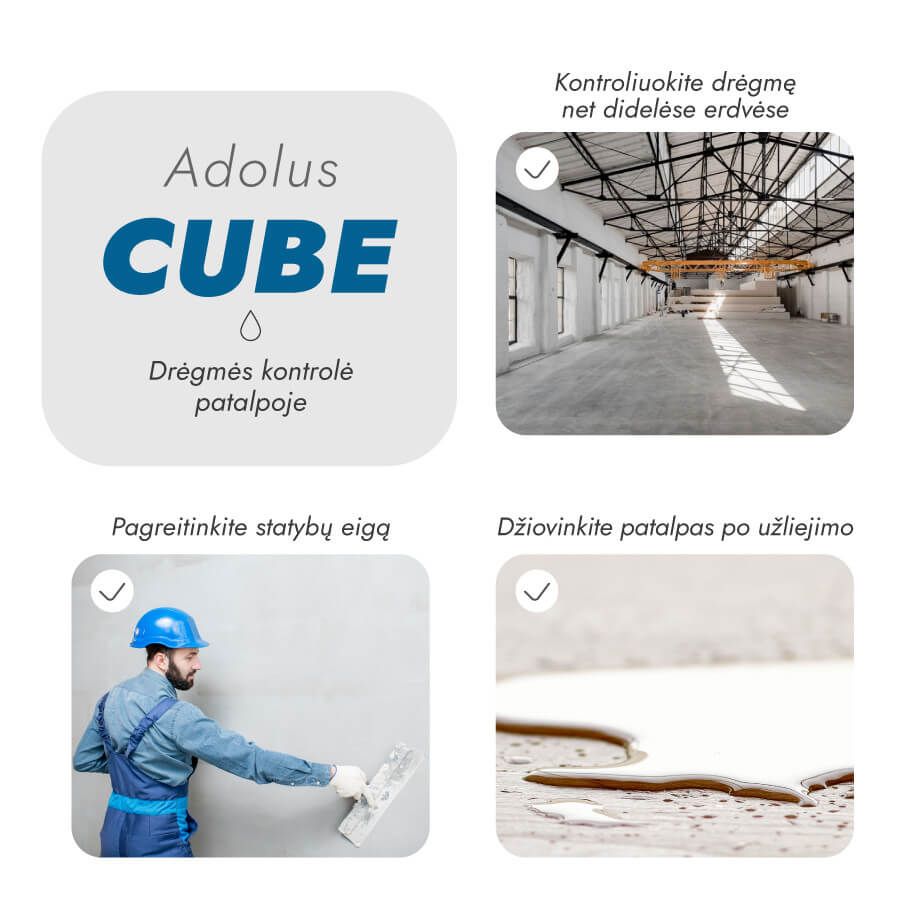 Drėgmės surinkėjas Adolus Cube X850 Drėgmės surinkėjas Adolus Cube X850