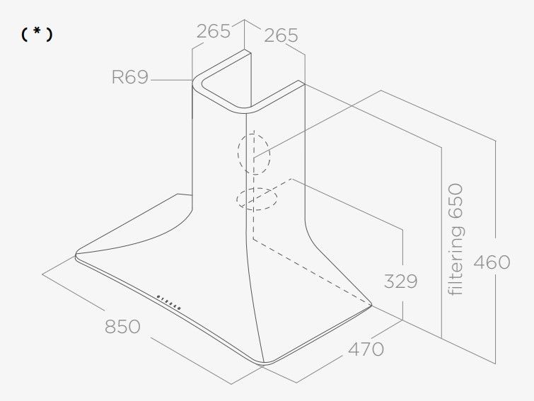 Gartraukis ELICA SWEET COPPER/F/85
