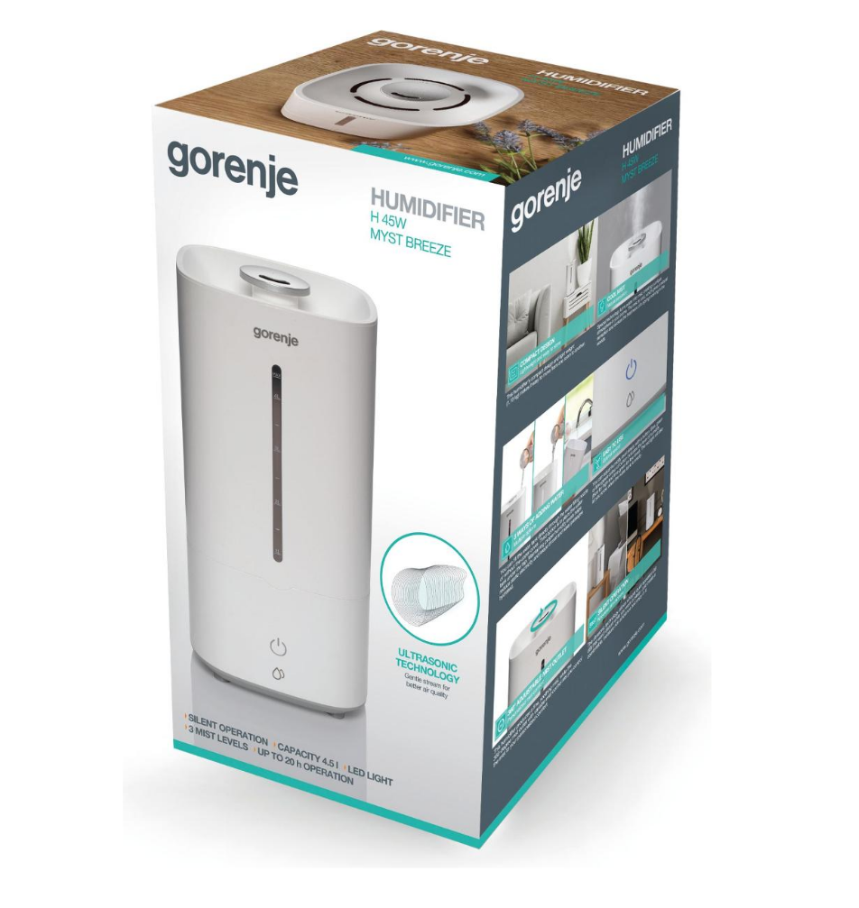 Oro drėkintuvas GORENJE H45W Oro drėkintuvas GORENJE H45W