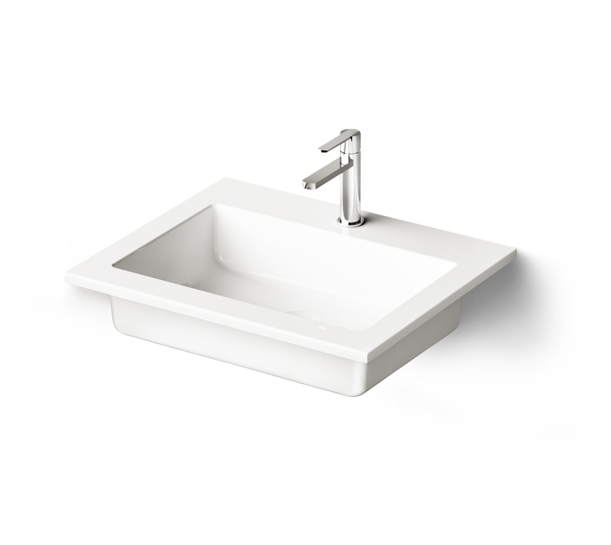 Akmens masės praustuvas PAA Loto 60x49 cm, baltas ILOT600/00