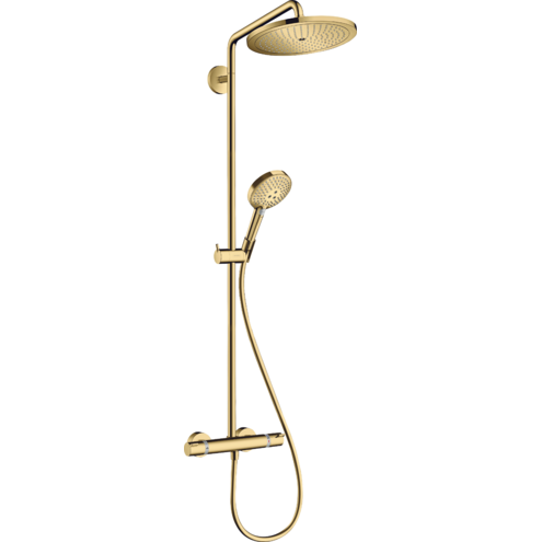 Dušo sistema Hansgrohe CROMA SELECT S 280, Polished Gold Optic 26890990