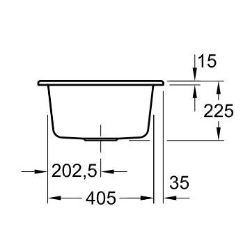 Keramikinė plautuvė Villeroy & Boch Subway 45 XS Dramblio kaulo, 678102FU