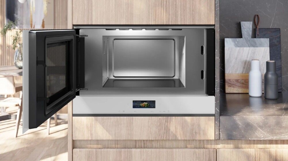 Įmontuojama mikrobangų krosnelė Siemens BF722L1W1 Įmontuojama mikrobangų krosnelė Siemens BF722L1W1