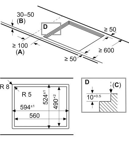 Įmontuojama dujinė kaitlentė SIEMENS iQ500, EP6A6PI10, 60 cm