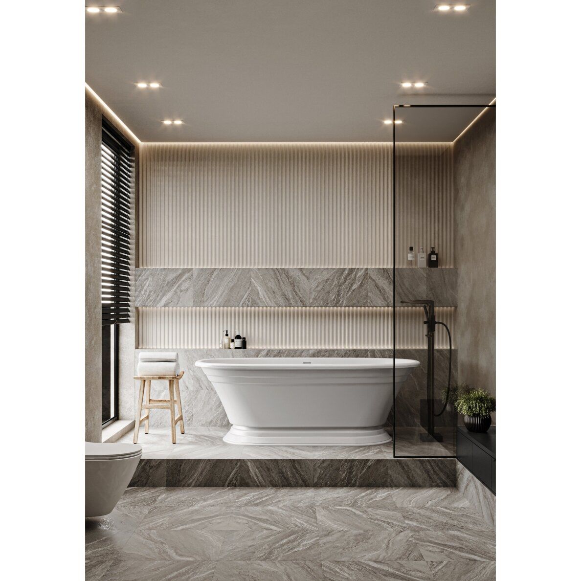 Lieto akmens vonia Bathesa Sofia 175x80 cm Lieto akmens vonia Bathesa Sofia 175x80 cm