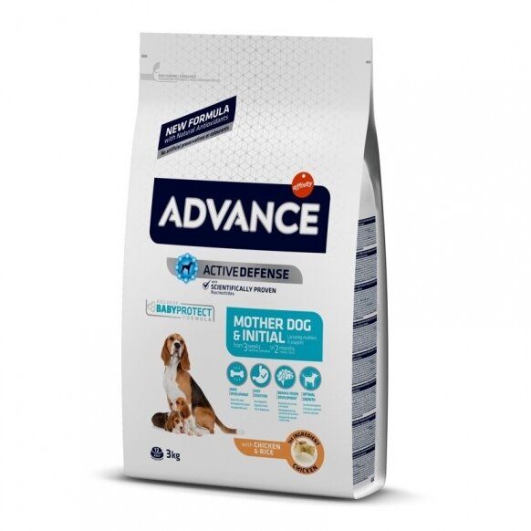 Sausas maistas Advance Mother Dog & Initial 3 kg, AD500310