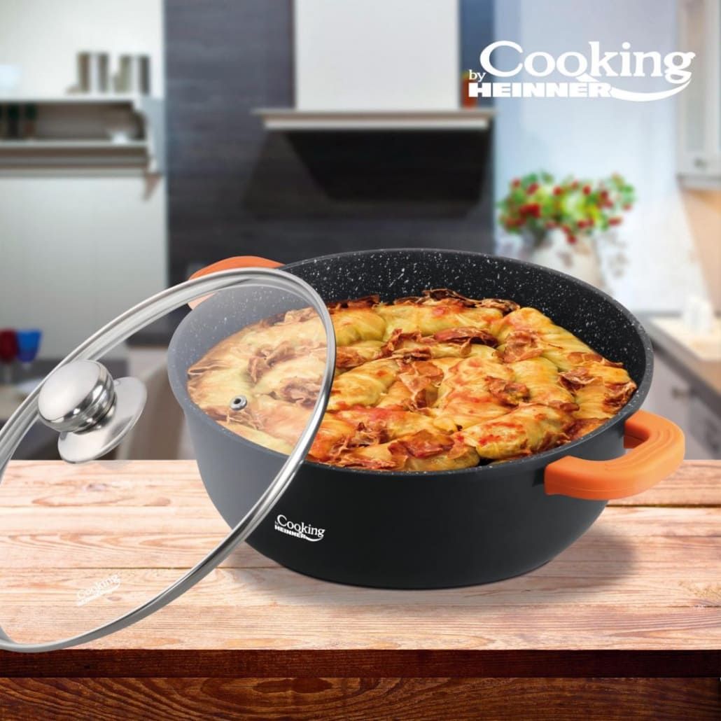 Puodas aliuminio su keramikos danga 18.5L 40x17.5cm HR-SCO-A0340A HEINNER Puodas aliuminio su keramikos danga 18.5L 40x17.5cm HR-SCO-A0340A HEINNER