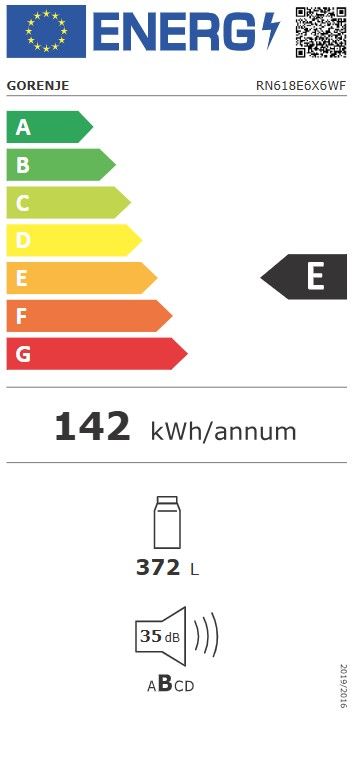 Šaldytuvas Gorenje RN618E6X6WF