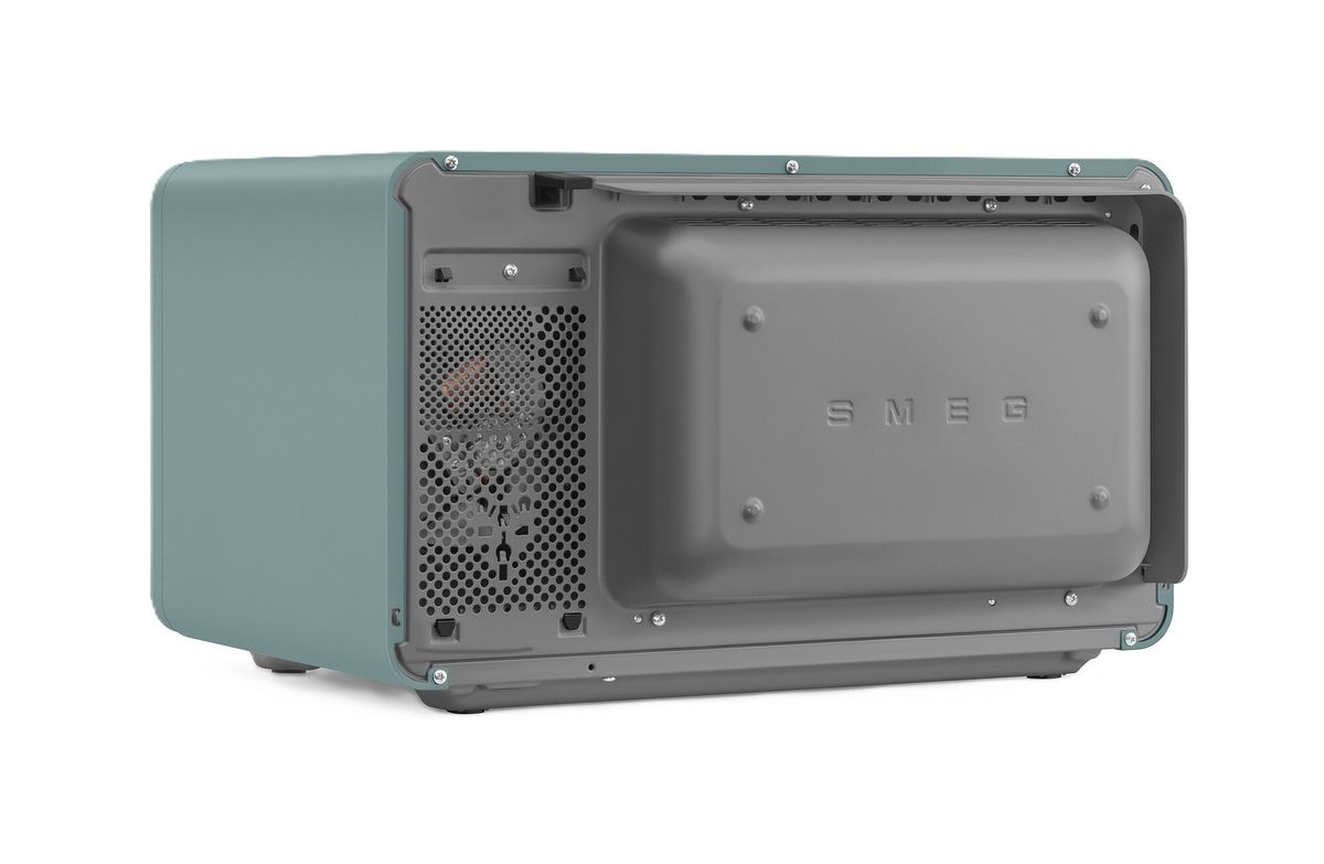 SMEG mikrobangų krosnelė, MOC02EGMEU, su grilium, karštu oru ir Air fry funkcija