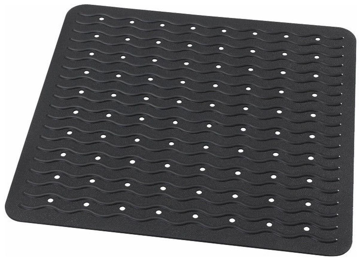 Neslystantis vonios kilimėlis Ridder Playa juodas, 54x54cm, 68410