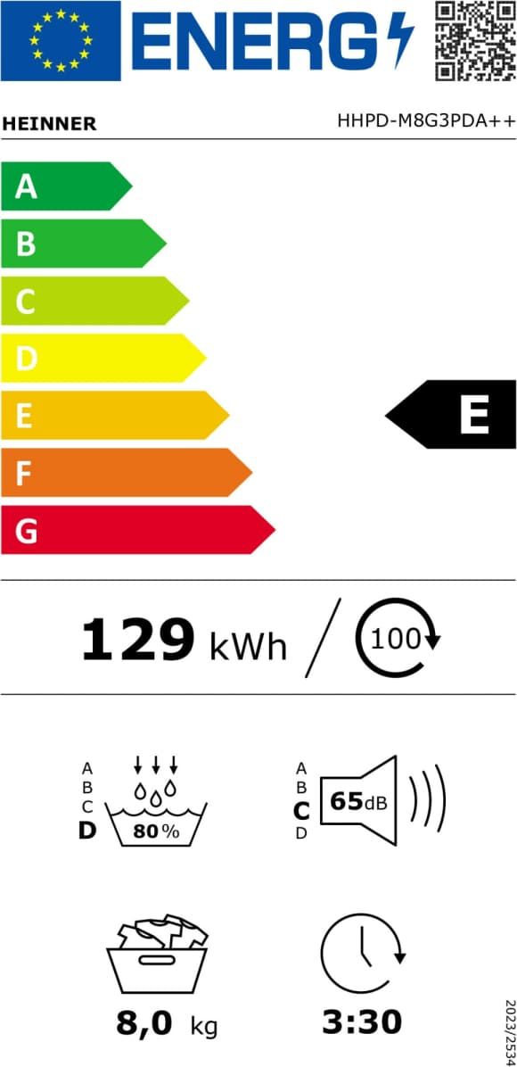 Džiovyklė HHPD-M8G3PDA++ HEINNER