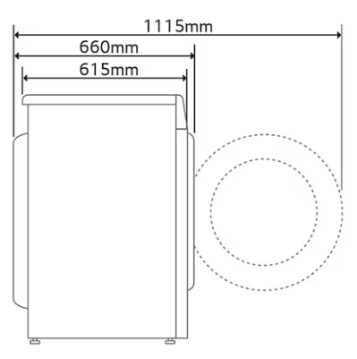 Džiovyklė LG RHX5009TBB Džiovyklė LG RHX5009TBB