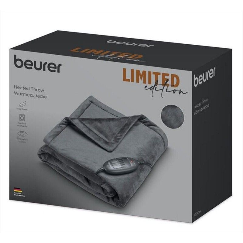 BEURER HD74 Cozy Limited Edition šildanti antklodė juoda, 4211125400101