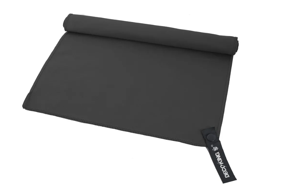 Kelioninis mikropluošto rankšluostis EKEA dark grey 60x120, 5902633926267