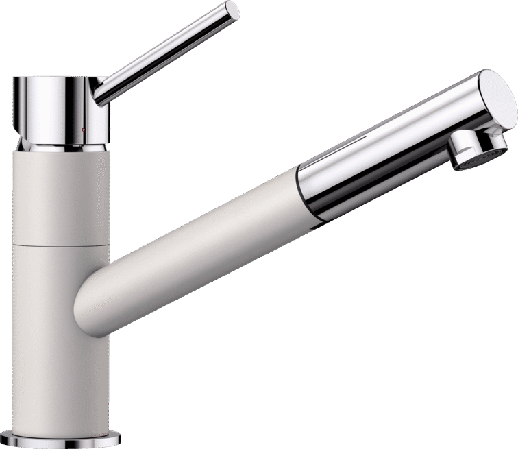 Plautuvės maišytuvas BLANCO KANO-S Balta/chrome HD