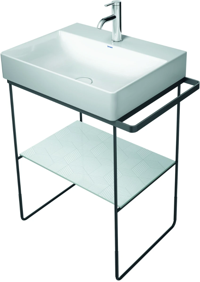 Praustuvas Duravit Durasquare 60 cm su metalinėmis kojomis