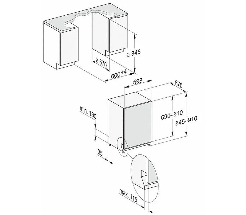 Indaplovė MIELE G 7985 SCVi K2O XXL OSW Indaplovė MIELE G 7985 SCVi K2O XXL OSW