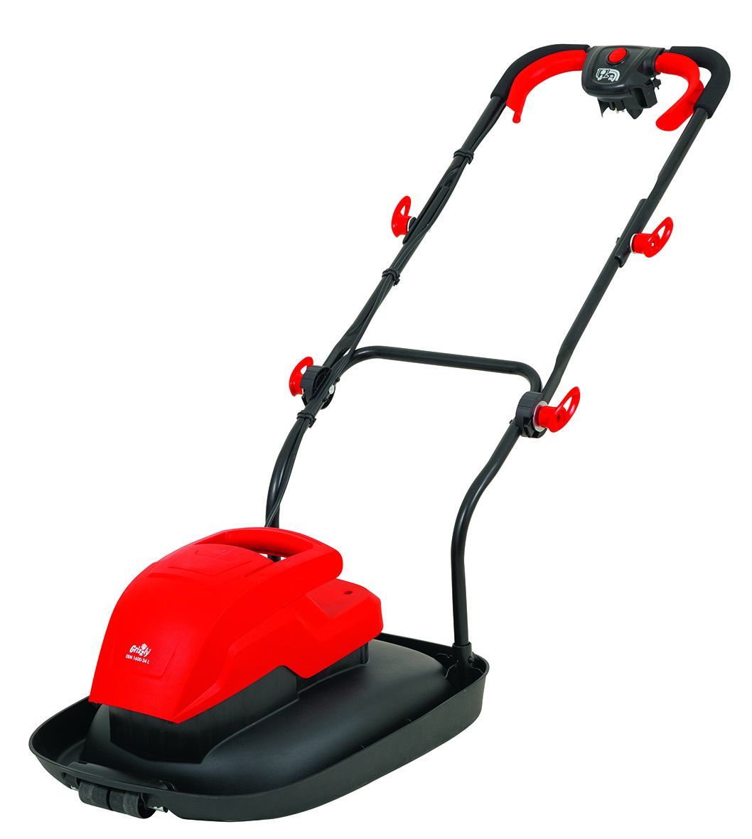 Elektrinė sklendžianti vejapjovė Grizzly ERM 1600-34 L, 1600 W