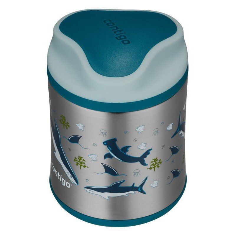 Vaikiškas maisto termosas Contigo Macaroon Shark 300 ml