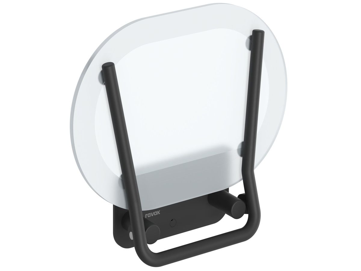 Ravak Dušo sėdynė Chrome, clear/juoda, B8F0000065 Ravak Dušo sėdynė Chrome, clear/juoda, B8F0000065