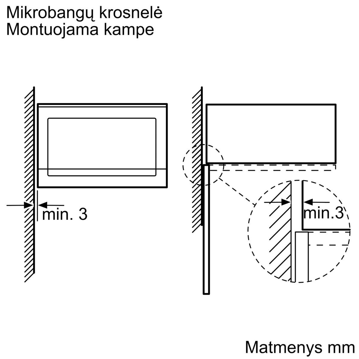 Įmontuojama mikrobangų krosnelė Neff HLAWD23G0 Įmontuojama mikrobangų krosnelė Neff HLAWD23G0