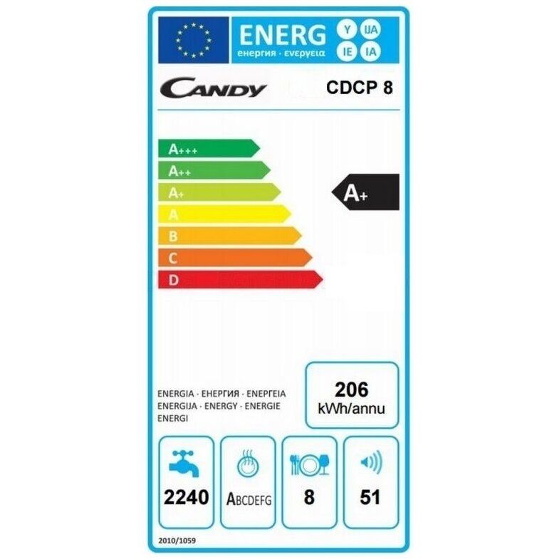 Indaplovė stacionari CANDY CDCP 8