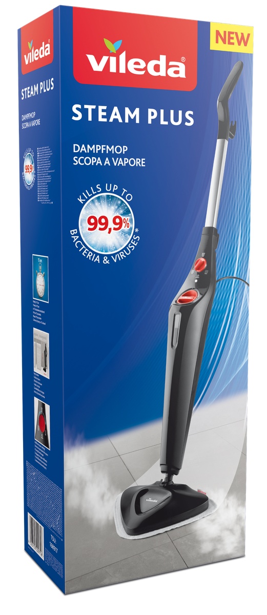 Garų šluota Vileda Mop Steam 3.0, 4023103229716