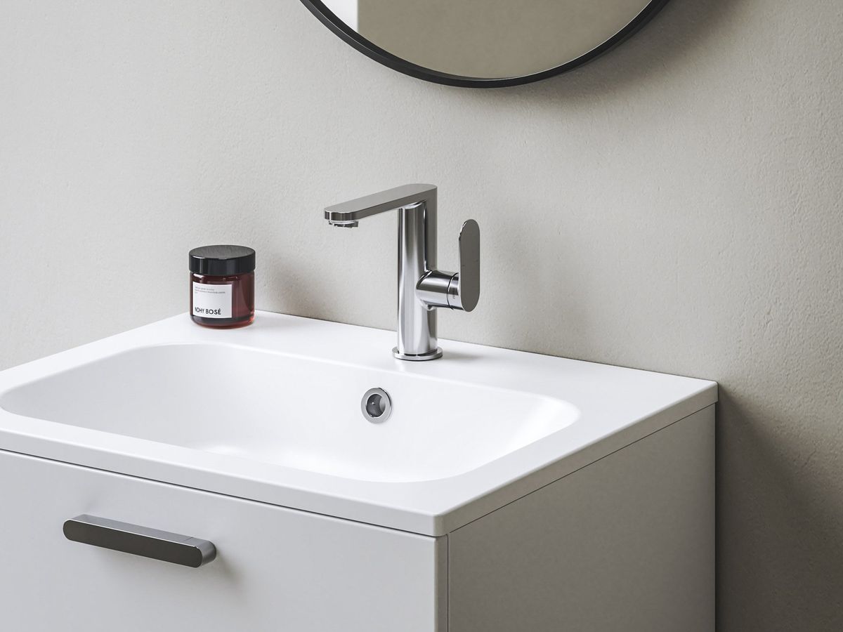 Praustuvo maišytuvas 165 mm, be dugno vožtuvo, Ravak CR II 014.02CR, chromas, X070584