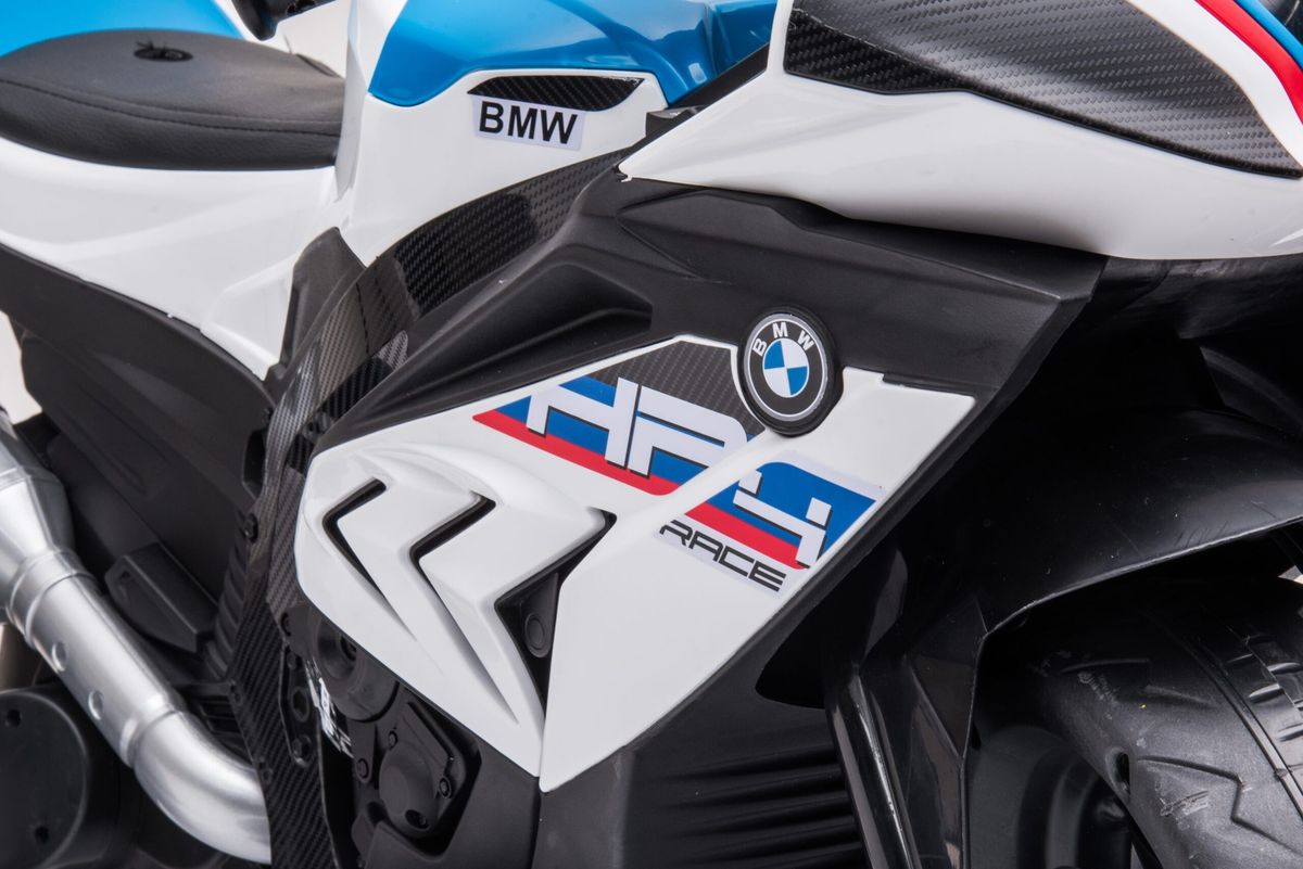 Vaikiškas elektrinis policijos motociklas "BMW HP4", HATIS