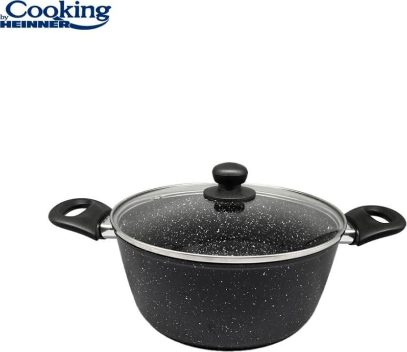 Puodas su dangčiu aliuminio su keramikos danga 2.8L 22x9cm HR-NL-22S HEINNER Puodas su dangčiu aliuminio su keramikos danga 2.8L 22x9cm HR-NL-22S HEINNER