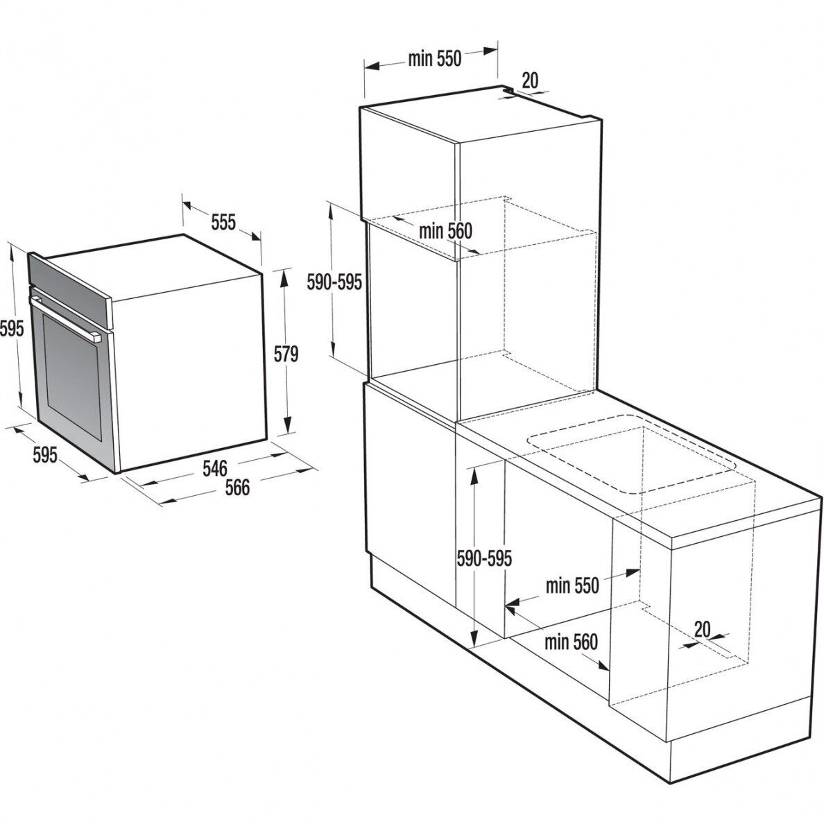 Orkaitė GORENJE BO798S38BG