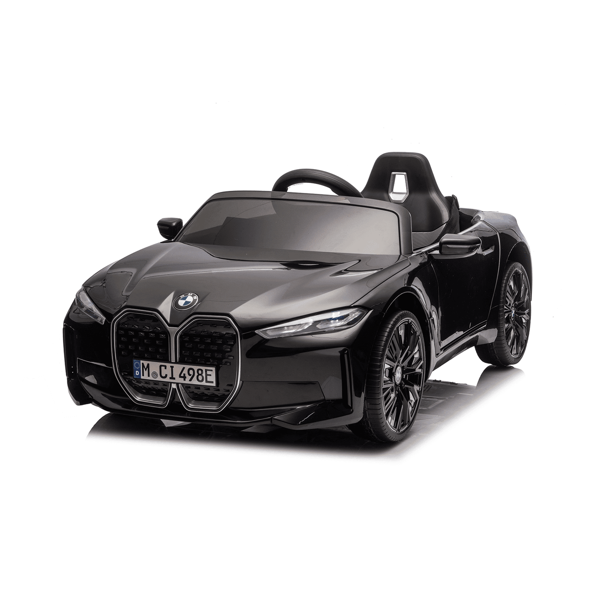 Vaikiškas elektromobilis BMW I4 HATIS, juodas Vaikiškas elektromobilis BMW I4 HATIS, juodas