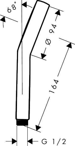 Dušo galvutė hansgrohe Activera Select S EcoSmart+, chromo 28034000 Dušo galvutė hansgrohe Activera Select S EcoSmart+, chromo 28034000