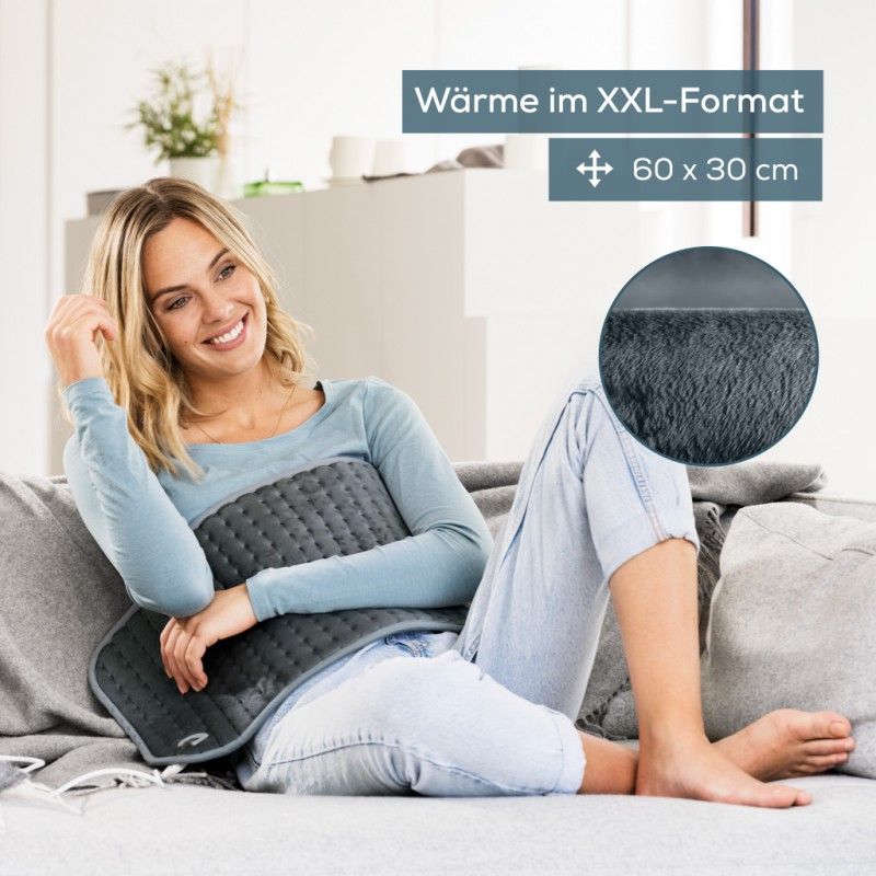 Beurer HK123 XXL šildanti pagalvėlė Cozy Grey, 4211125274061