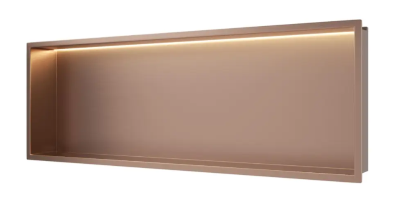 Įleidžiama sieninė lentyna Balneo Wall Box LED vario sp., 30x90x10 cm, B0101040109-3 Įleidžiama sieninė lentyna Balneo Wall Box LED vario sp., 30x90x10 cm, B0101040109-3