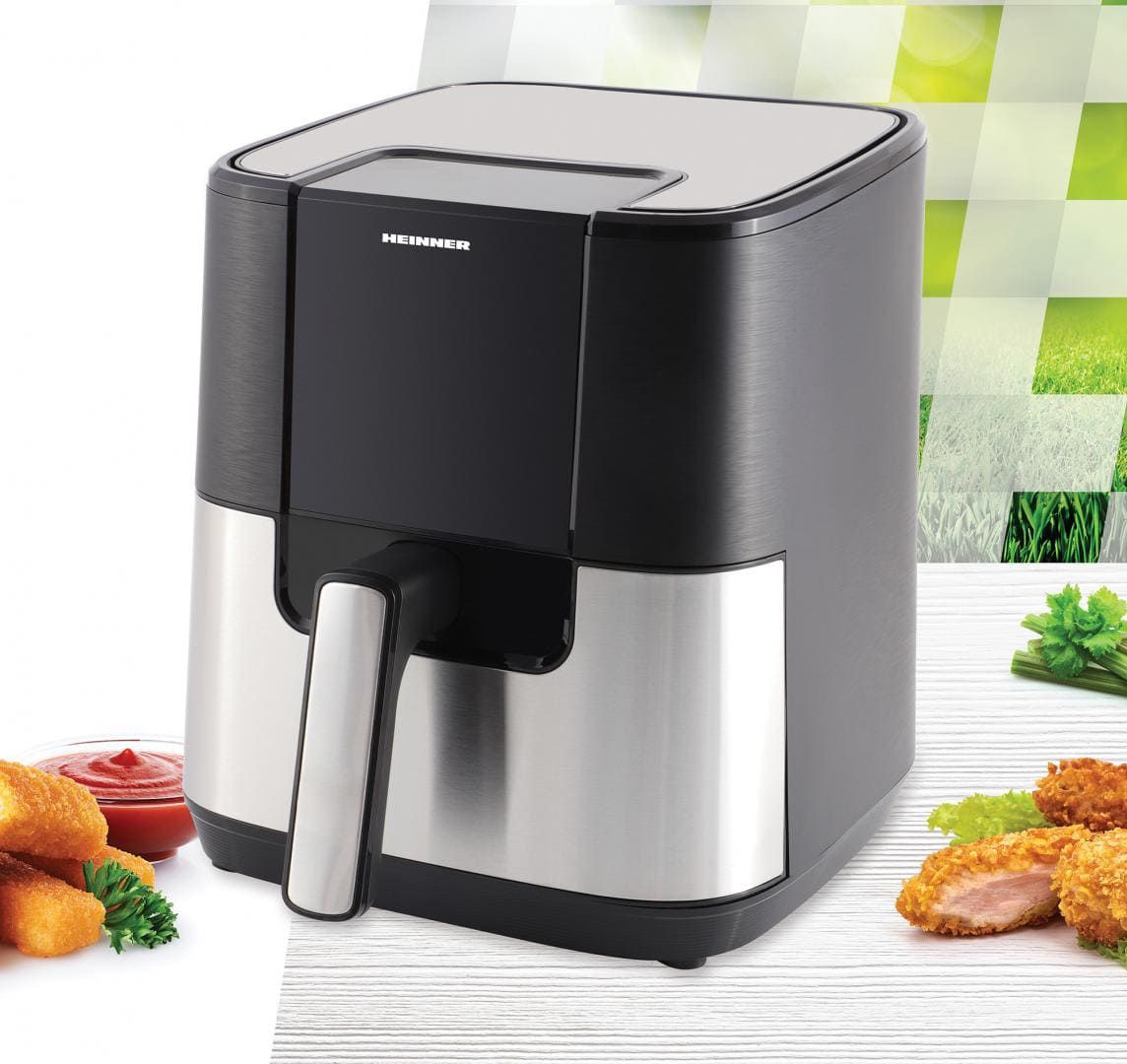 Karšto oro gruzdintuvė 1500W, 5.5L HAF-H6BKS1500 HEINNER