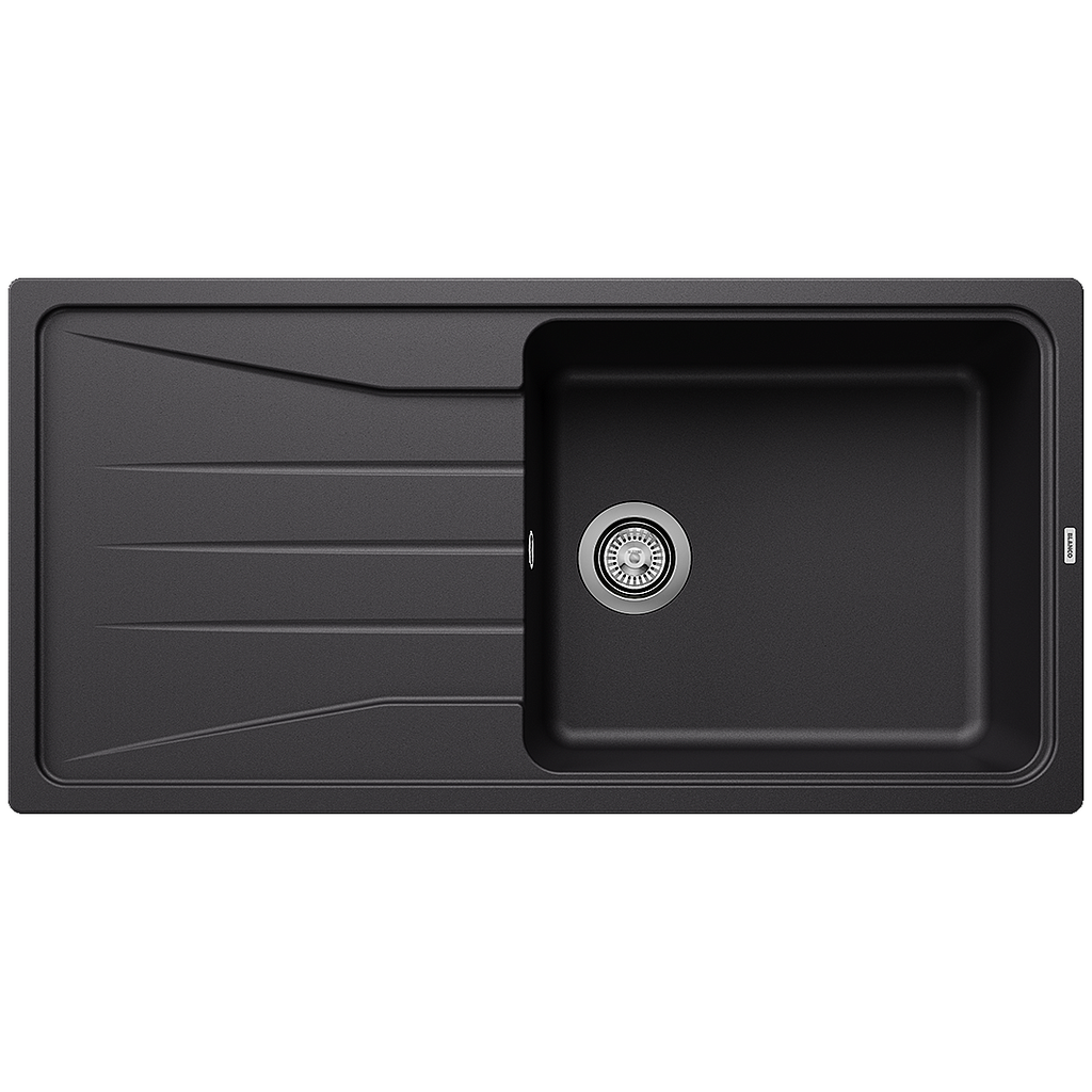 Silgranitinė plautuvė BLANCO SONA XL 6 S SILG PDUR Juoda O.AF