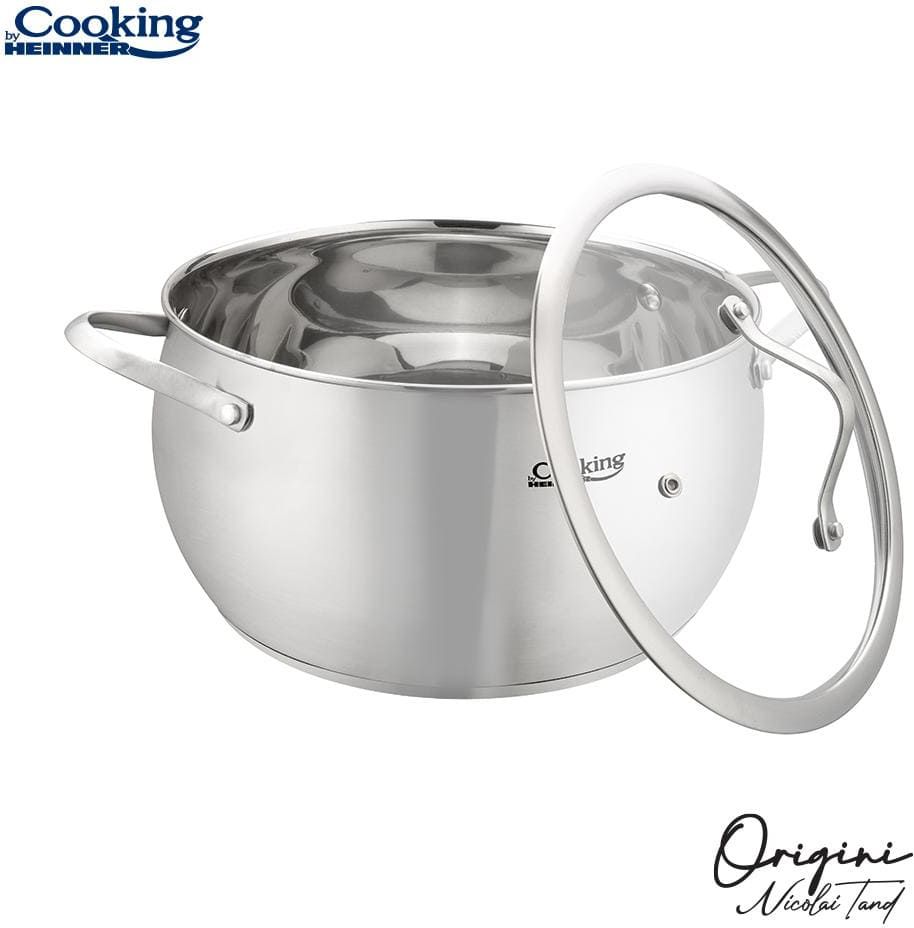 Puodas nerūdijančio plieno su teflono danga 6L 24x13.5cm HR-RW-T06 HEINNER Puodas nerūdijančio plieno su teflono danga 6L 24x13.5cm HR-RW-T06 HEINNER