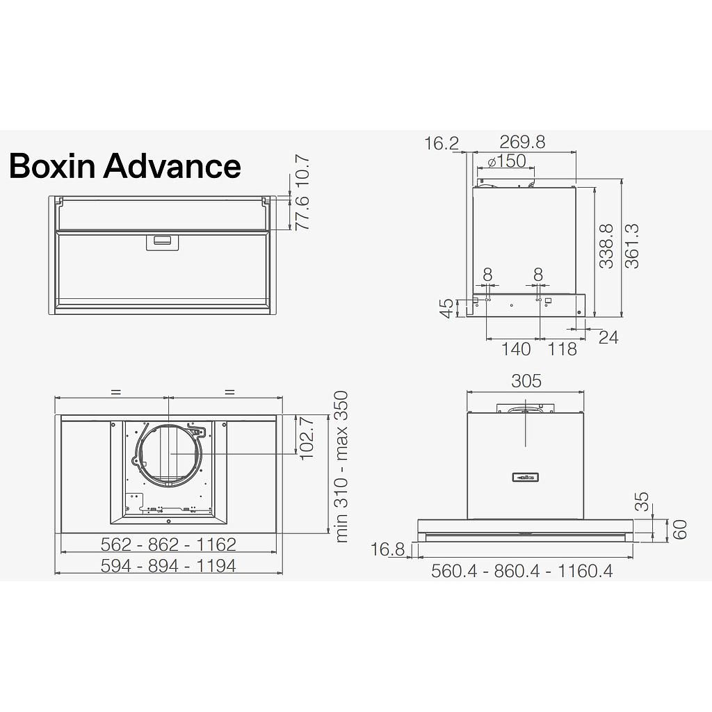 Gartraukis ELICA BOXIN ADVANCE @ IX/A/90