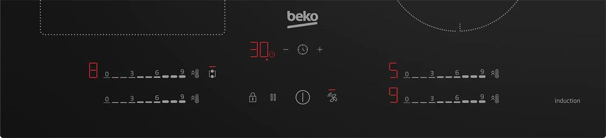 Įmontuojama indukcinė kaitlentė Beko HII64730UFT Įmontuojama indukcinė kaitlentė Beko HII64730UFT