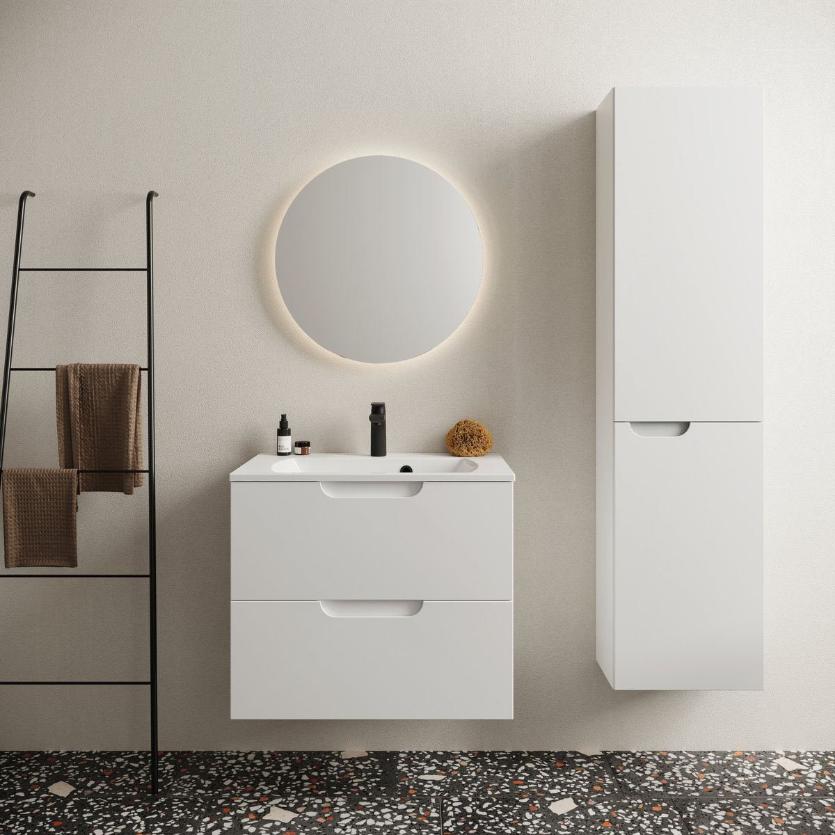 Praustuvas Ravak Classic II 700 Slim, baltas XJX01170001
