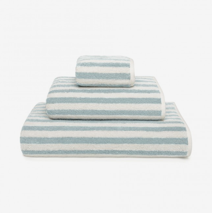 Vonios rankšluostis DOURO 70X140 cm, sea mist/snow, 1005292910002/70