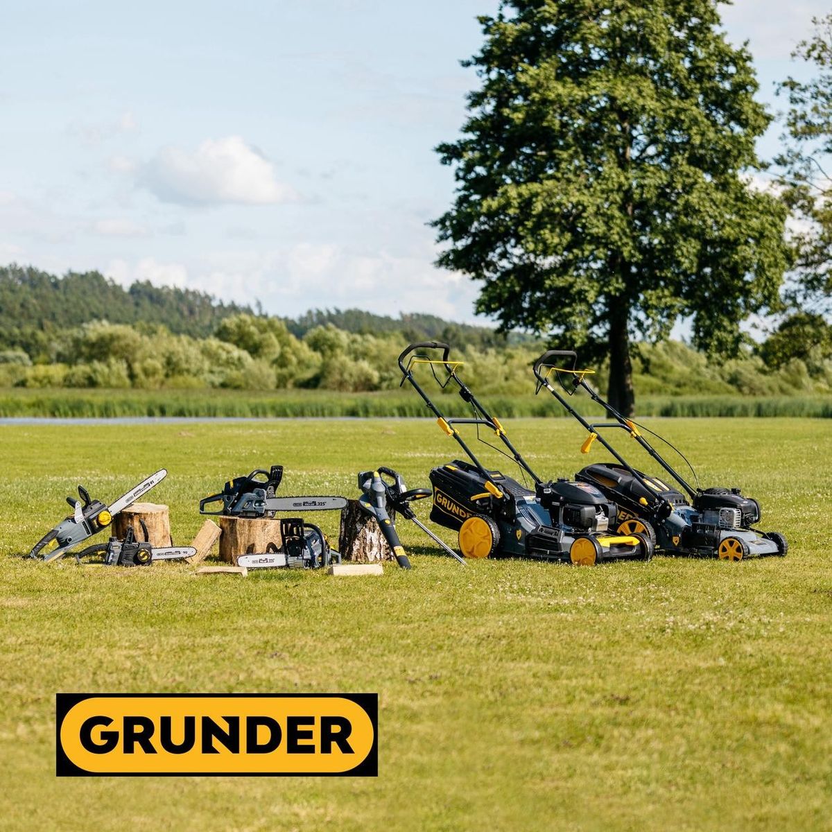 Benzininė vejapjovė Grunder M510I-1-BS450E, 50 cm Benzininė vejapjovė Grunder M510I-1-BS450E, 50 cm