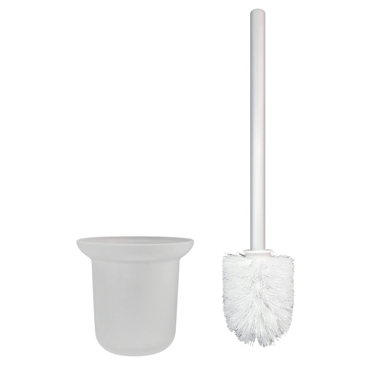 Potinkinė WC šepečio lentyna Balneo Wall Box Brush "L" Right - dešinės pusės, juodas stiklas B0401020508-02