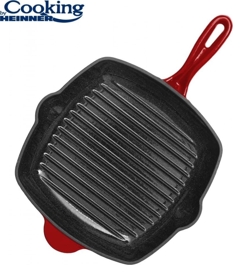 Griliaus keptuvė emaliuota ketaus 26.5x4.5cm HR-KN-G26 HEINNER Griliaus keptuvė emaliuota ketaus 26.5x4.5cm HR-KN-G26 HEINNER