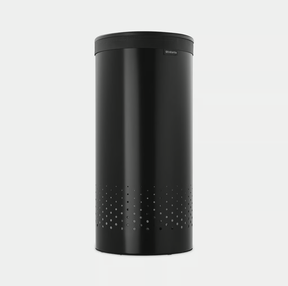 Skalbinių dėžė Brabantia, 35L, Matt Black, 242342