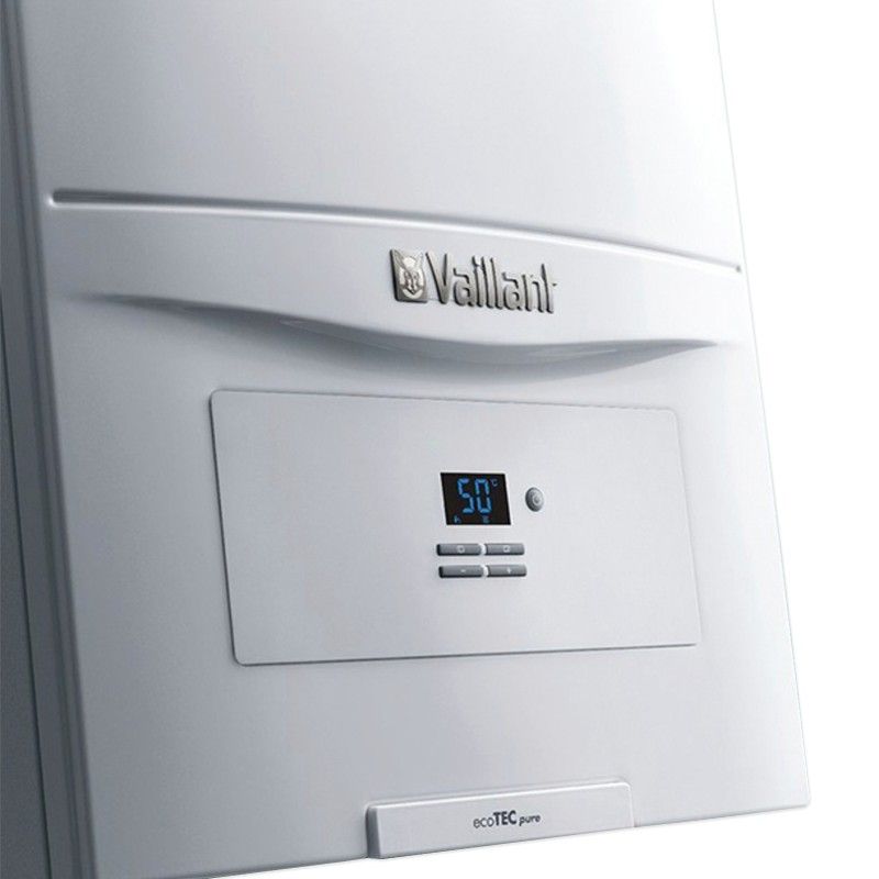 Dujinis kondensacinis katilas Vaillant ecoTEC PURE VUW 286/7-2 (H-INT III), šild. galia 24kW, K.V.R. galia 28kW